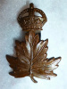 C3a - Governor General’s Body Guard OSD Bronze Field Service Cap Badge 